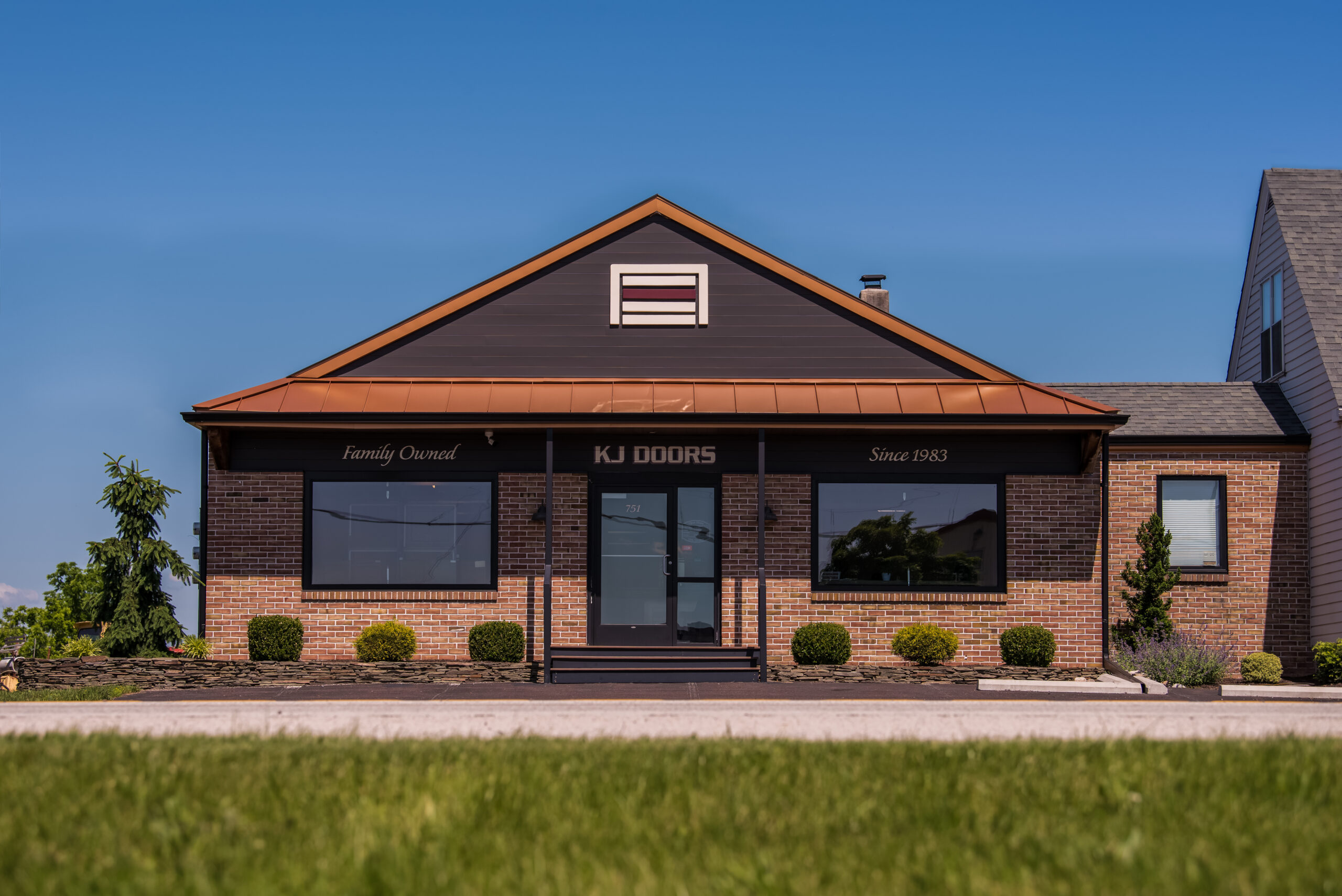 company storefront of their showroom